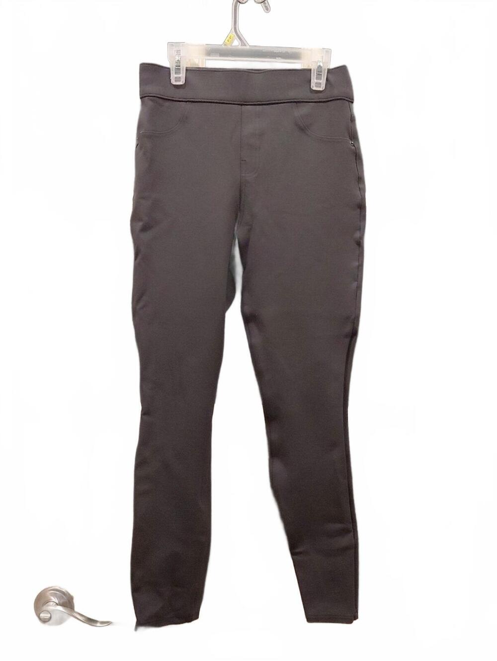 "SPANX"  Women's Sz. S/P, Skinny Ponte Pants in Dark Green.